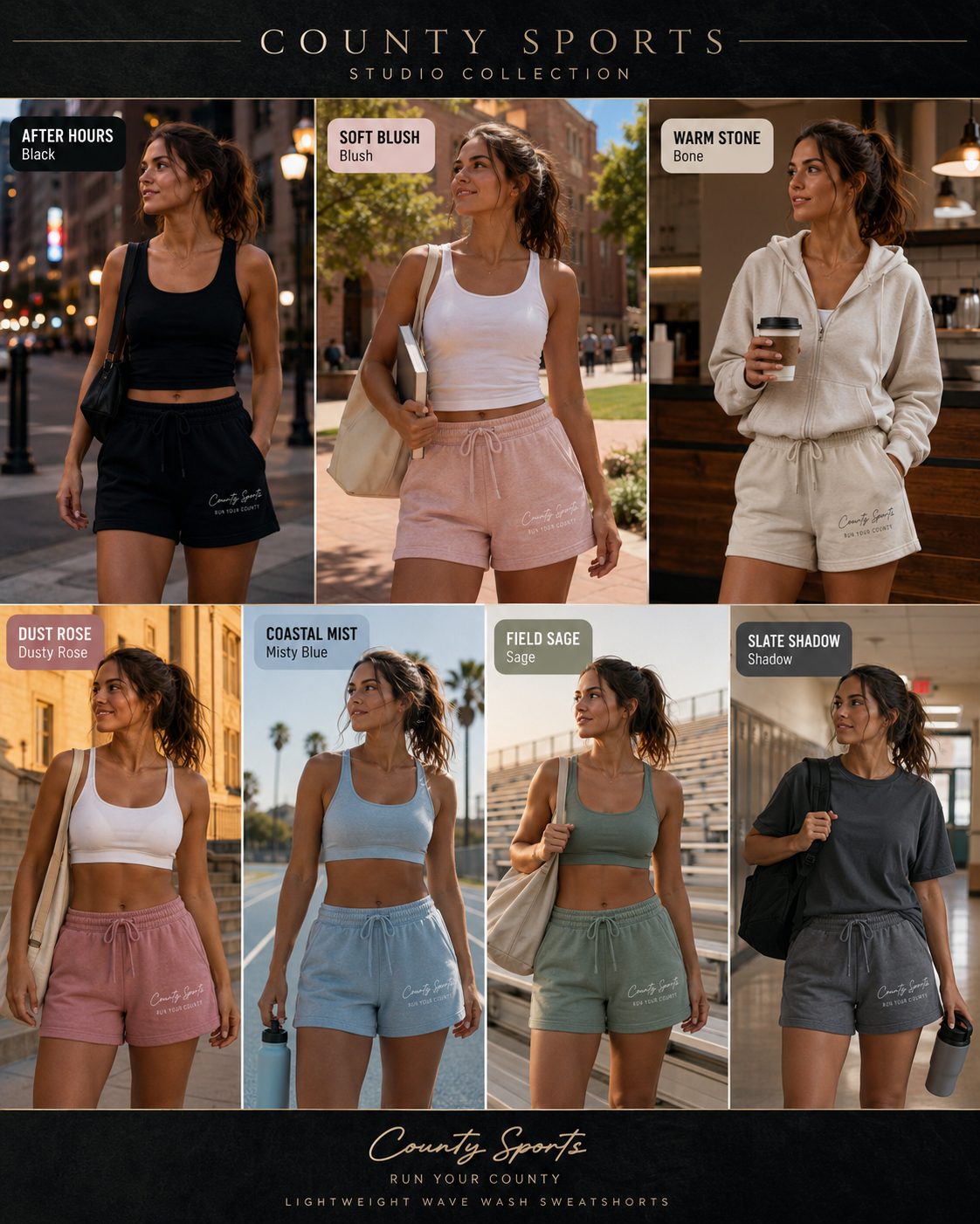 The Studio Short — Women's Wave Wash Sweatshort