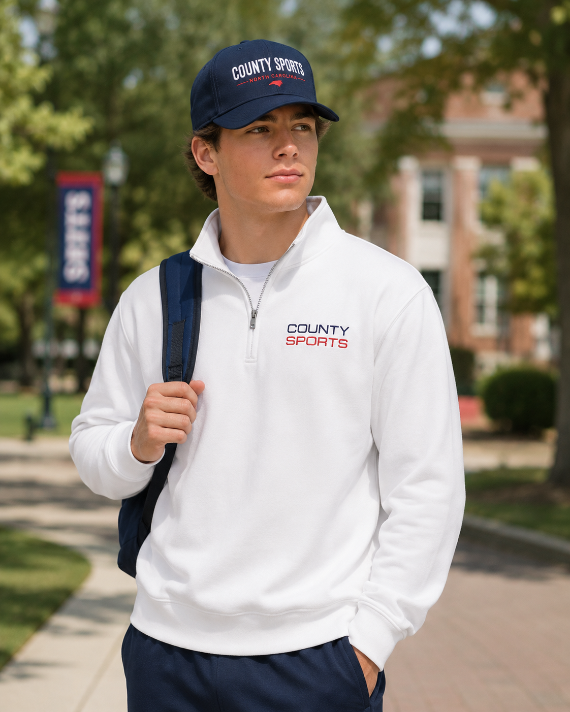 County Sports Quarter-Zip Sweatshirt
