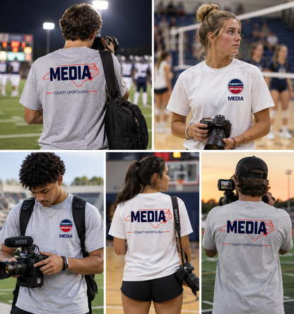 County Sports North Carolina Media Shirt - Light