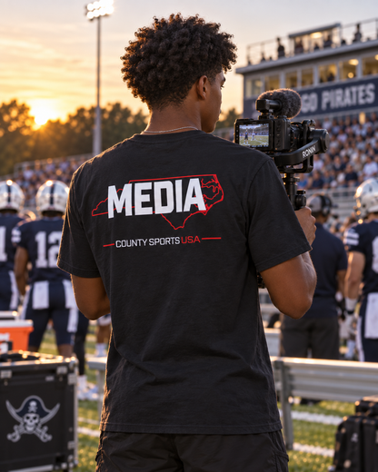 County Sports North Carolina Media Shirt - Dark