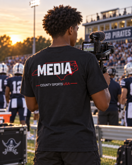 County Sports North Carolina Media Shirt - Dark