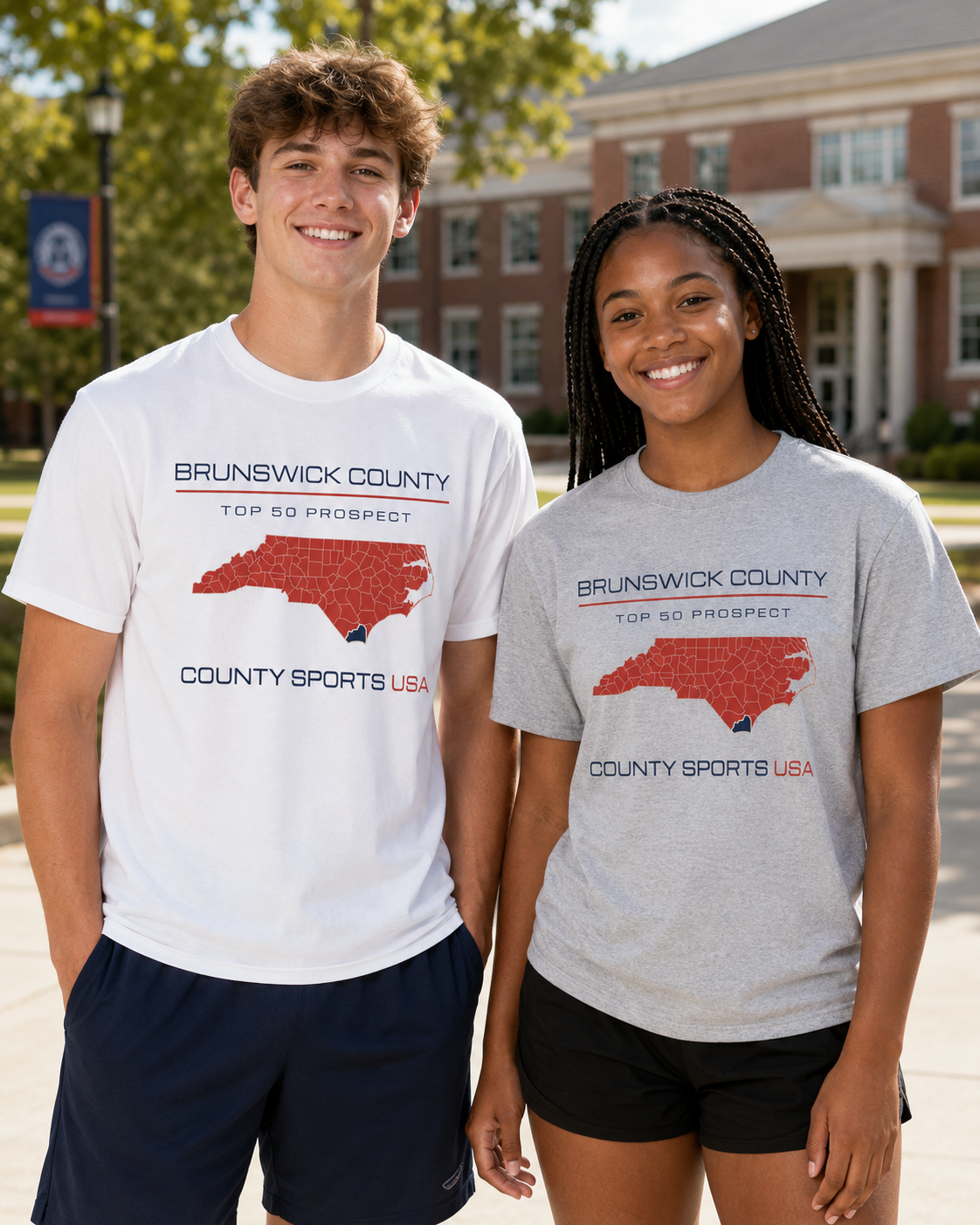 Brunswick County Top 50 Prospect Tee — front