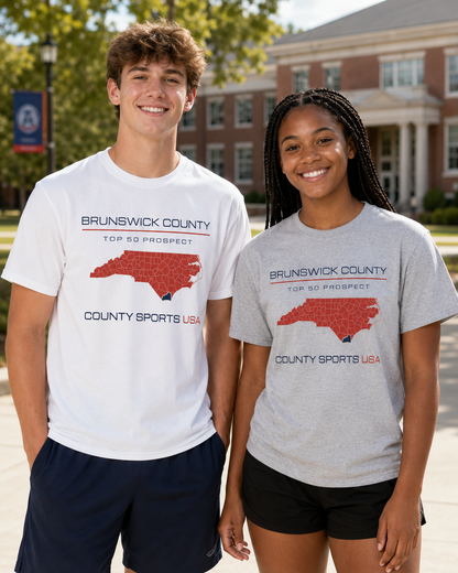 Brunswick County Top 50 Prospect Tee — front