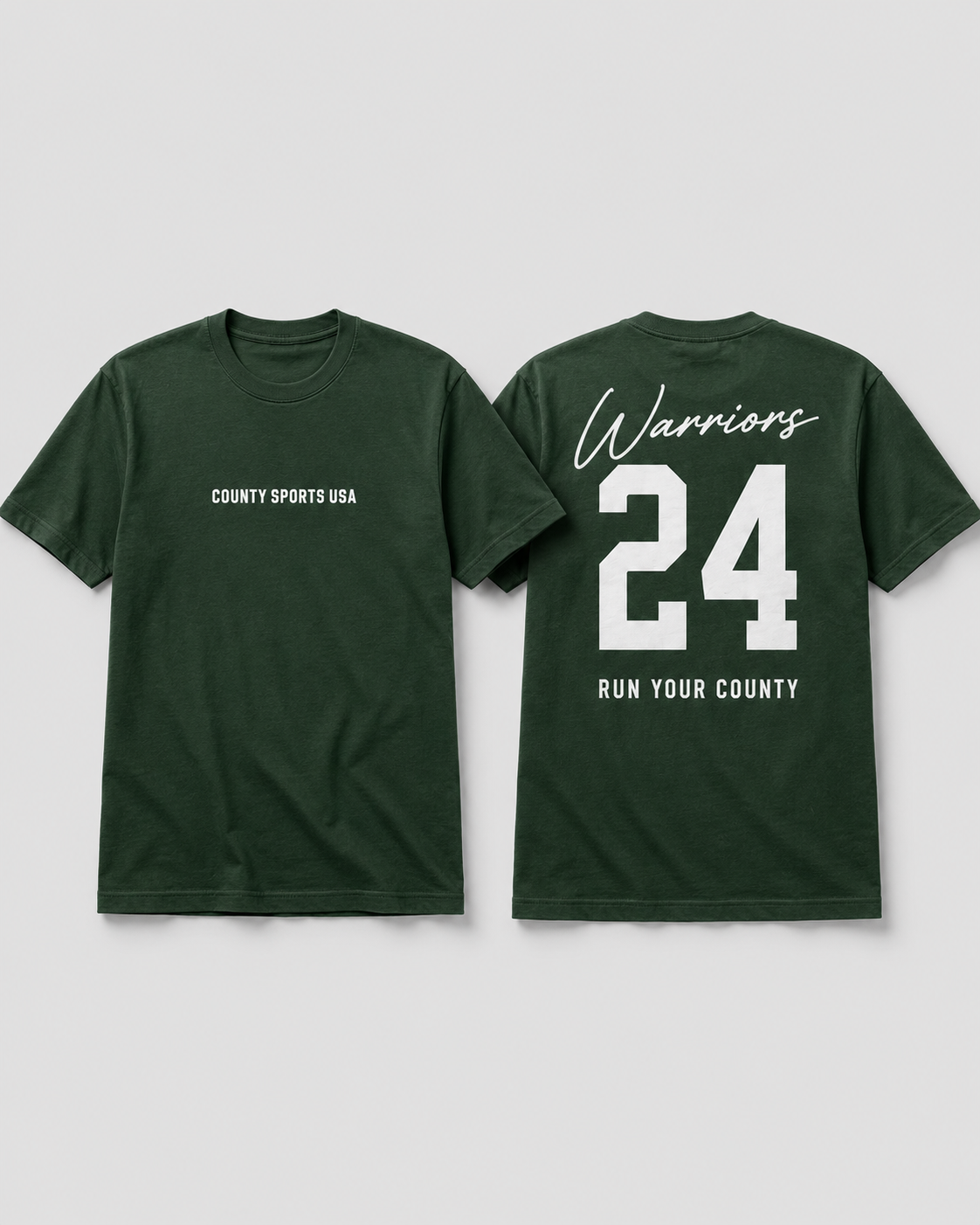 Signature Jersey Tee — Green, mascot style