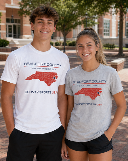 Beaufort County Top 50 Prospect Tee — front