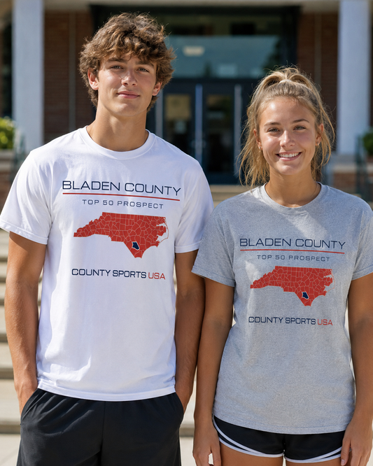 Bladen County Top 50 Prospect Tee — front