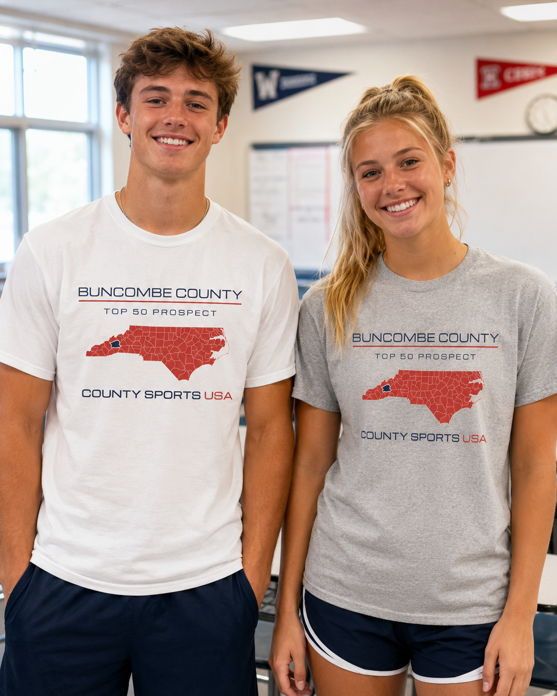 Buncombe County Top 50 Prospect Tee — front