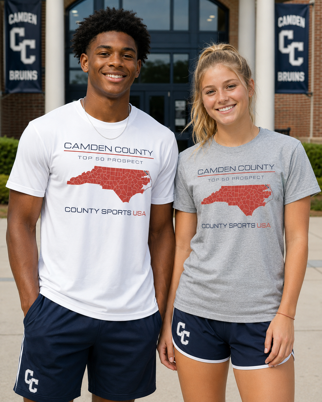 Camden County Top 50 Prospect Tee — front