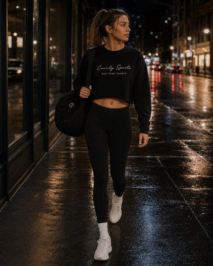 Studio Cropped Crew — Women's Fleece