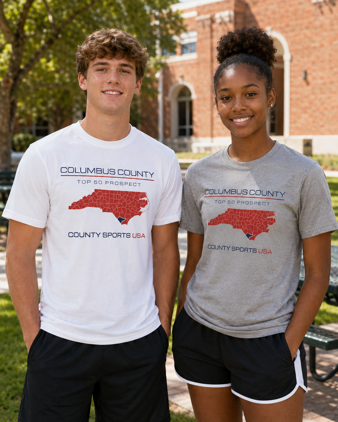 Columbus County Top 50 Prospect Tee — front