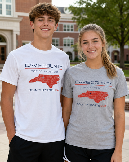 Davie County Top 50 Prospect Tee — front