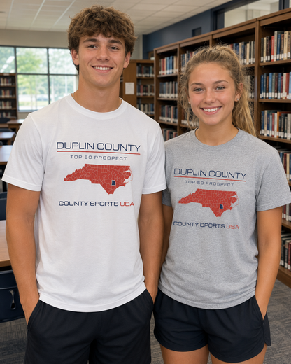 Duplin County Top 50 Prospect Tee — front