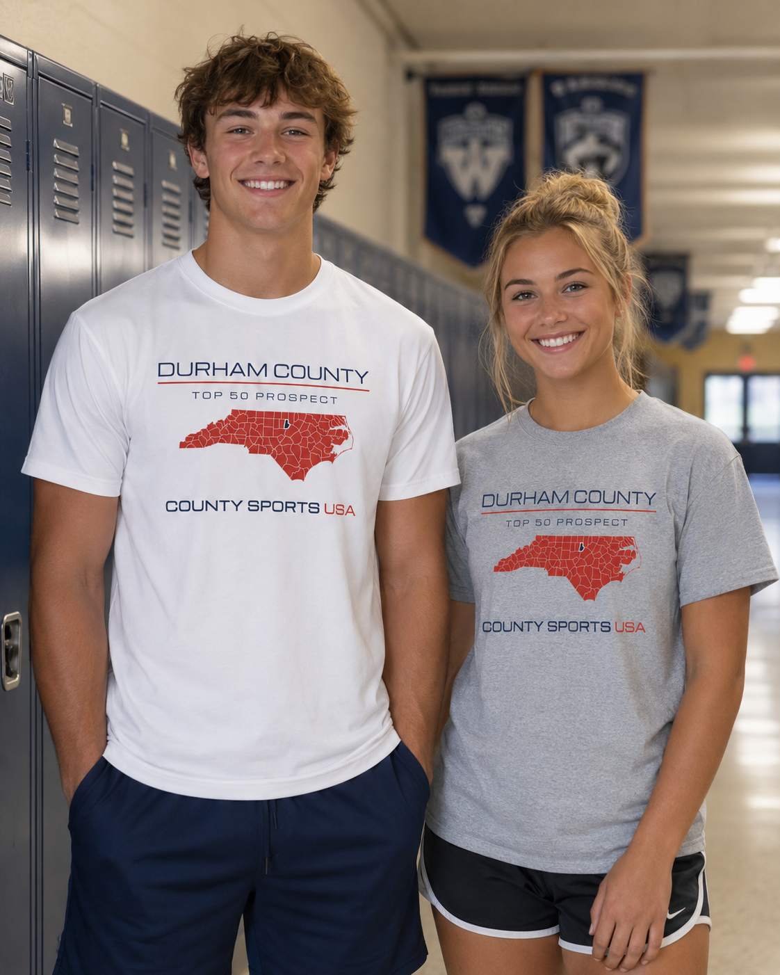 Durham County Top 50 Prospect Tee — front