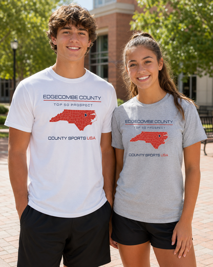 Edgecombe County Top 50 Prospect Tee — front