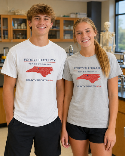 Forsyth County Top 50 Prospect Tee — front