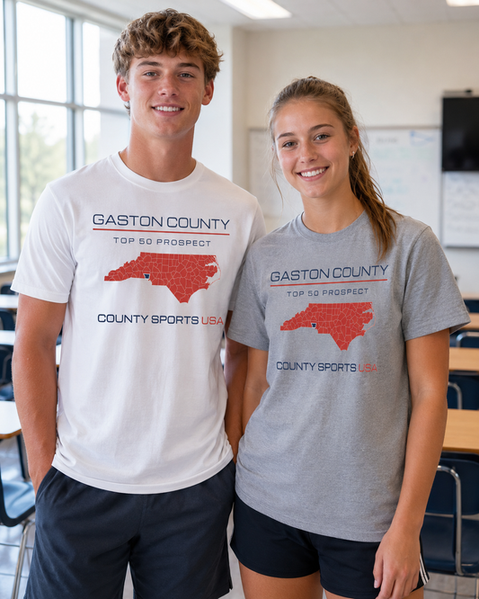Gaston County Top 50 Prospect Tee — front