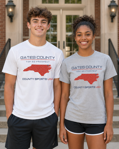 Gates County Top 50 Prospect Tee — front