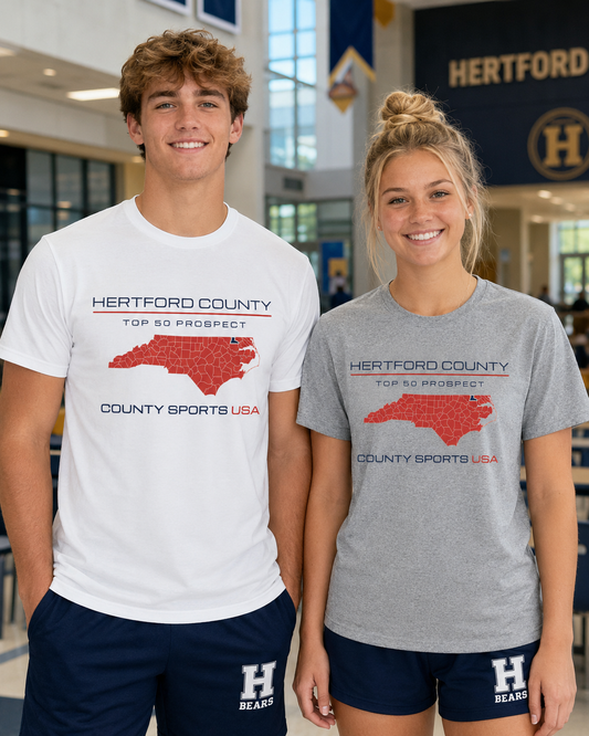 Hertford County Top 50 Prospect Tee — front