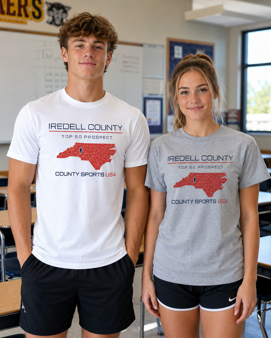 Iredell County Top 50 Prospect Tee — front