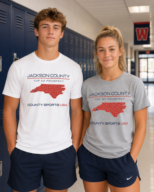 Jackson County Top 50 Prospect Tee — front