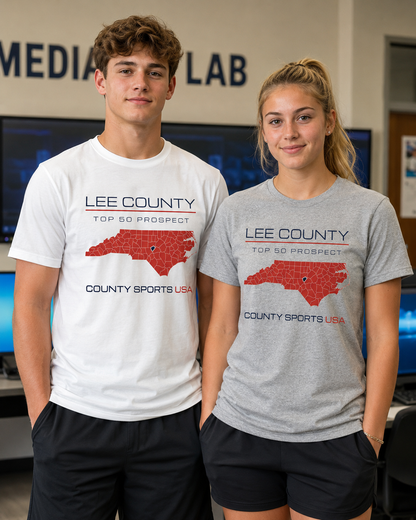 Lee County Top 50 Prospect Tee — front