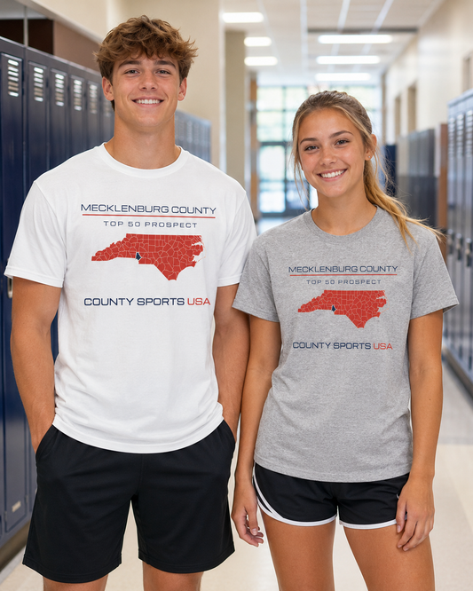 Mecklenburg County Top 50 Prospect Tee — front