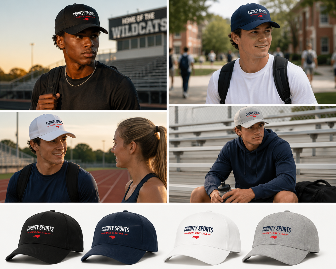 The Prospect Cap — Navy / Black
