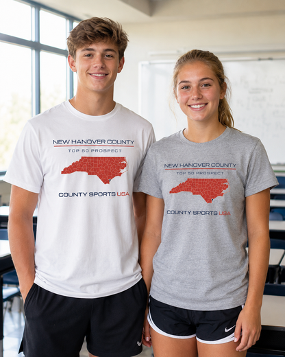 New Hanover County Top 50 Prospect Tee — front