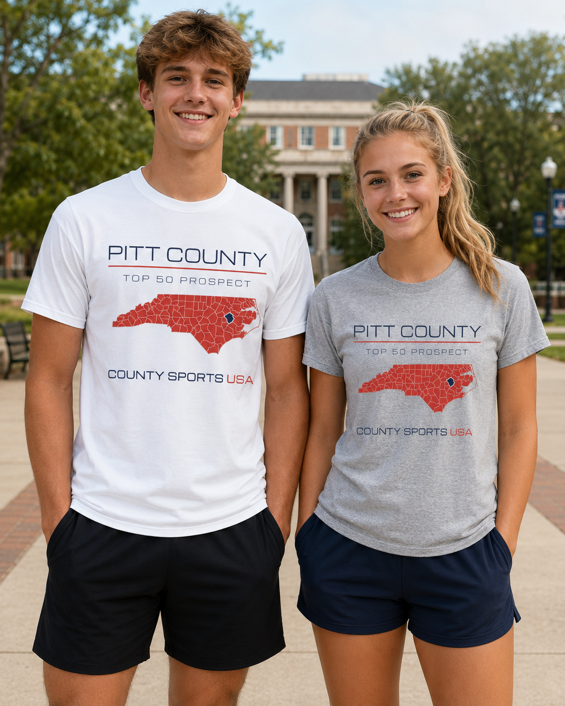 Pitt County Top 50 Prospect Tee — front