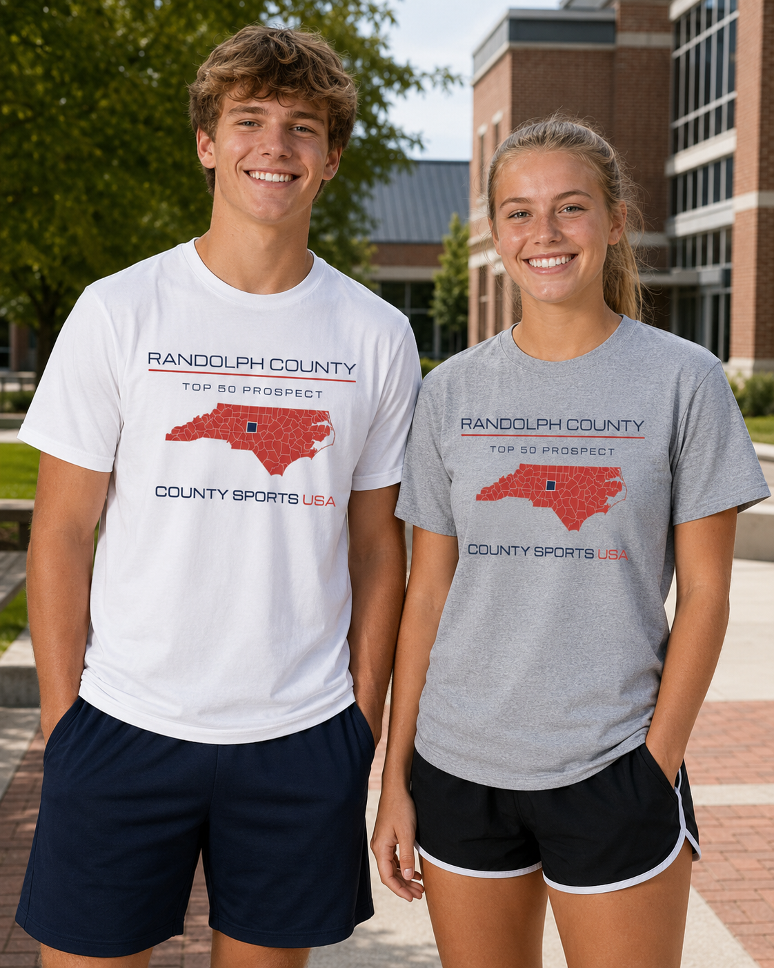 Randolph County Top 50 Prospect Tee — front
