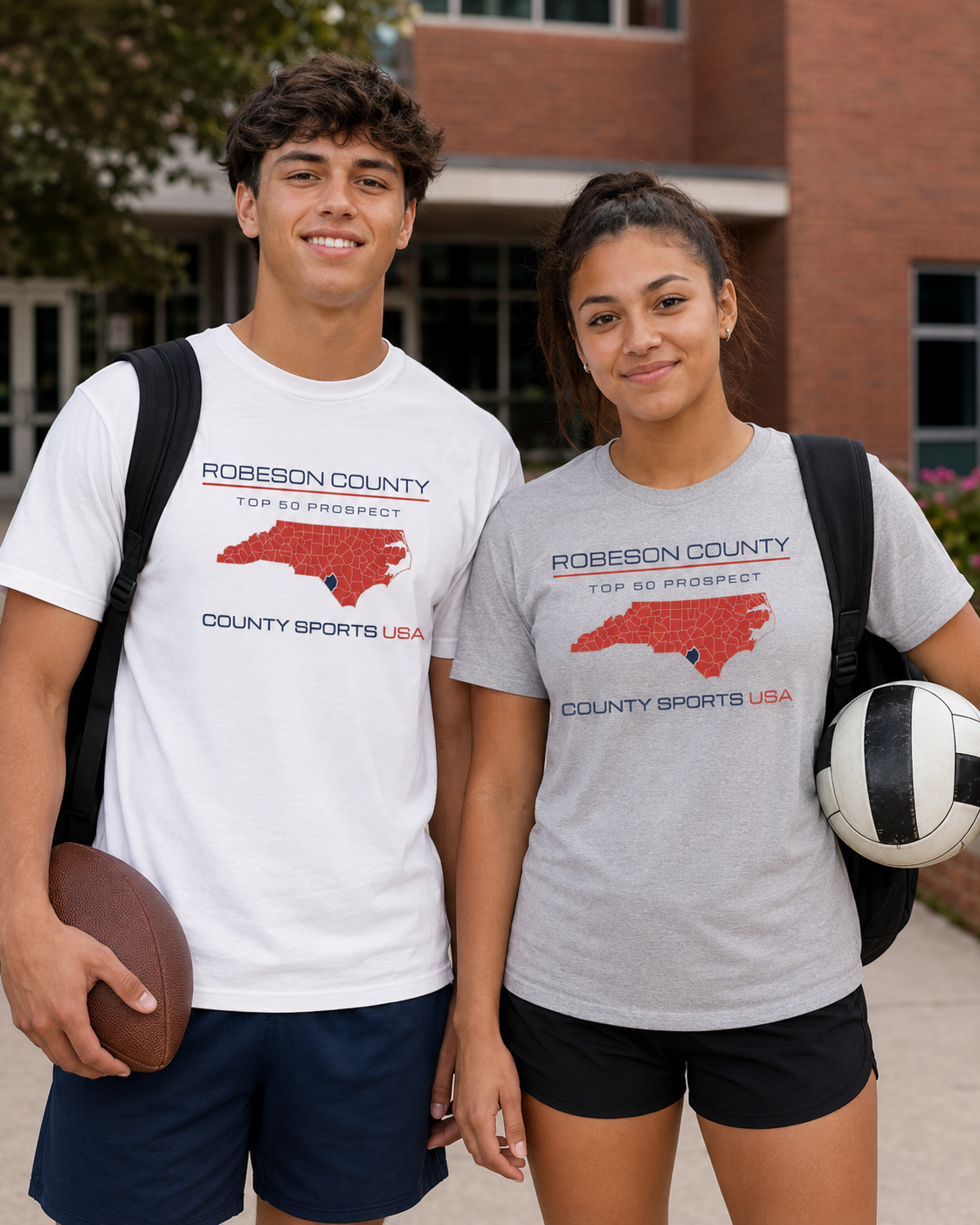 Robeson County Top 50 Prospect Tee — front