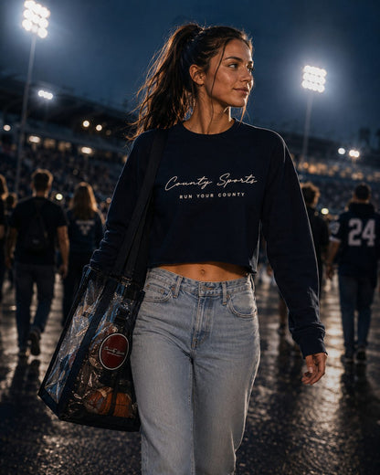Studio Cropped Crew — Women's Fleece