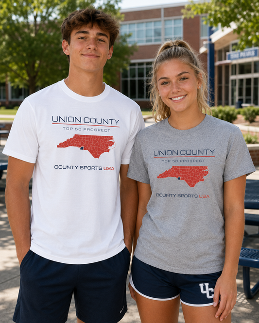 Union County Top 50 Prospect Tee — front