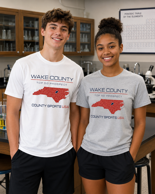 Wake County Top 50 Prospect Tee — front