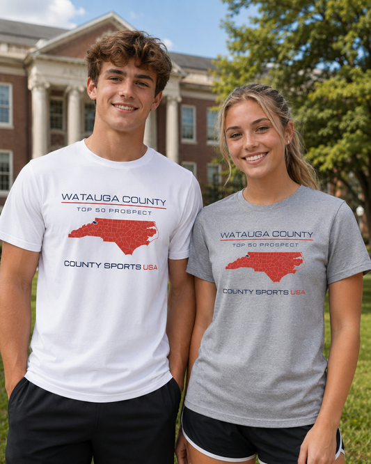 Watauga County Top 50 Prospect Tee — front